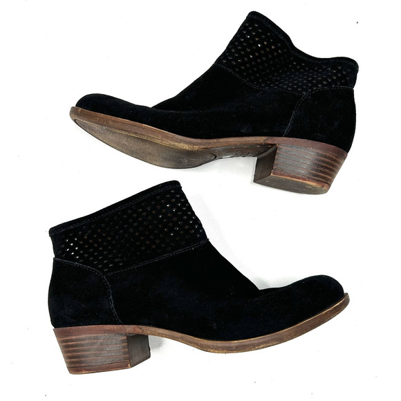 Lucky Brand Shoes - Lucky Brand | Basiby Black Leather Ankle Boot Size 7